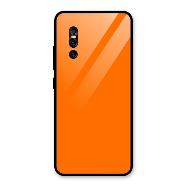 Mac Orange Glass Back Case for Vivo V15 Pro