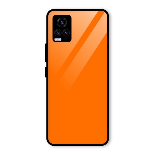 Mac Orange Glass Back Case for Vivo V20