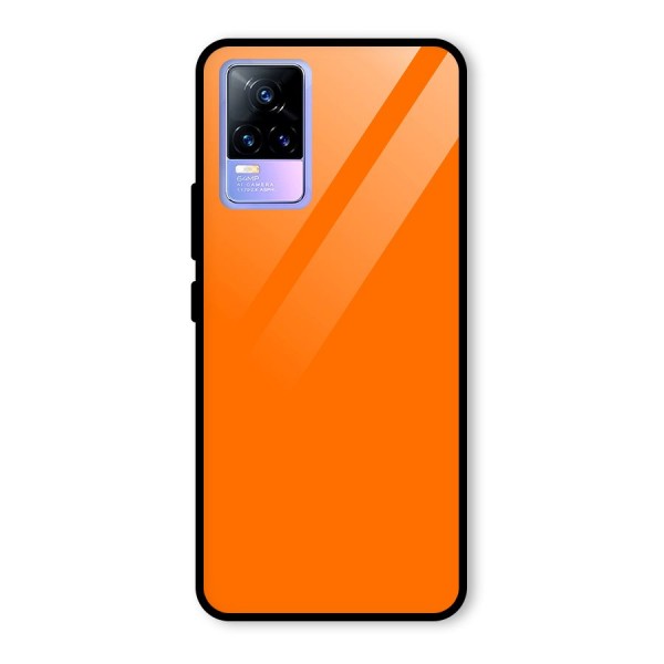 Mac Orange Glass Back Case for Vivo Y73