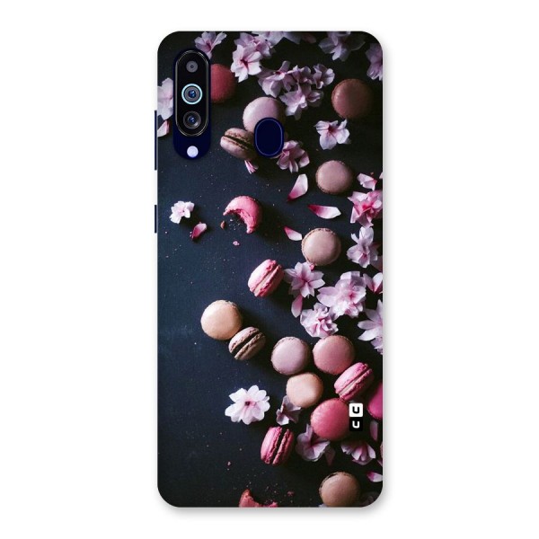 Macaroons And Cheery Blossoms Back Case for Galaxy A60