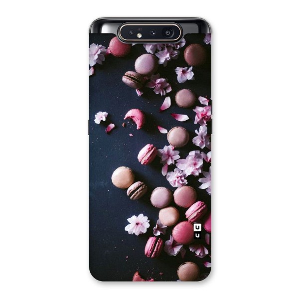 Macaroons And Cheery Blossoms Back Case for Galaxy A80