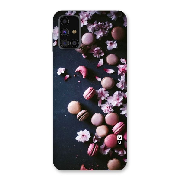 Macaroons And Cheery Blossoms Back Case for Galaxy M31s