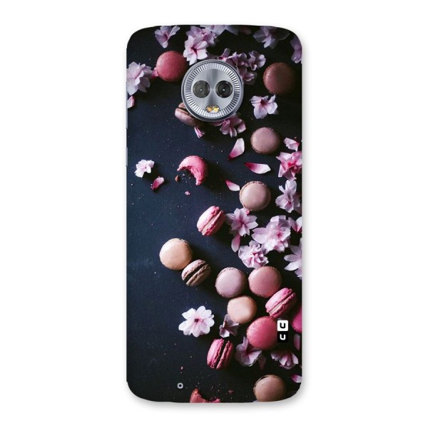 Macaroons And Cheery Blossoms Back Case for Moto G6