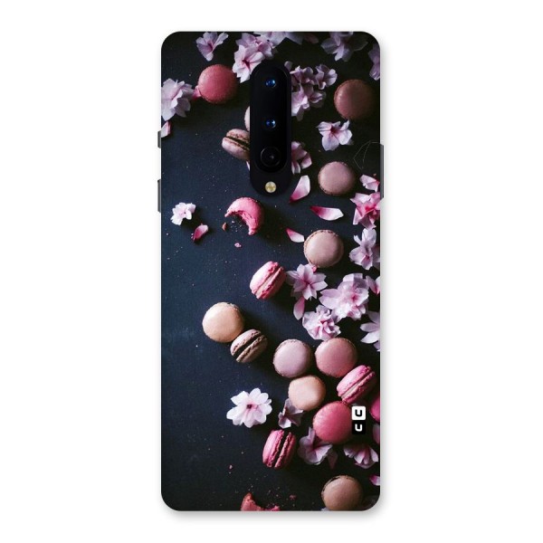 Macaroons And Cheery Blossoms Back Case for OnePlus 8