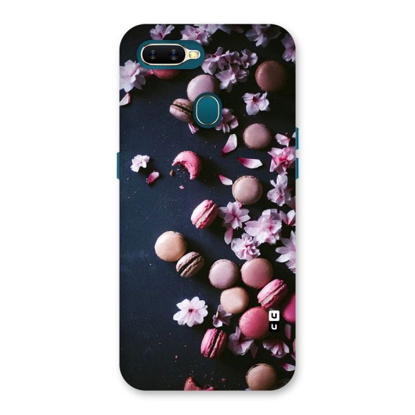 Macaroons And Cheery Blossoms Back Case for Oppo A12