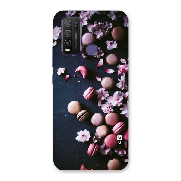 Macaroons And Cheery Blossoms Back Case for Vivo Y30