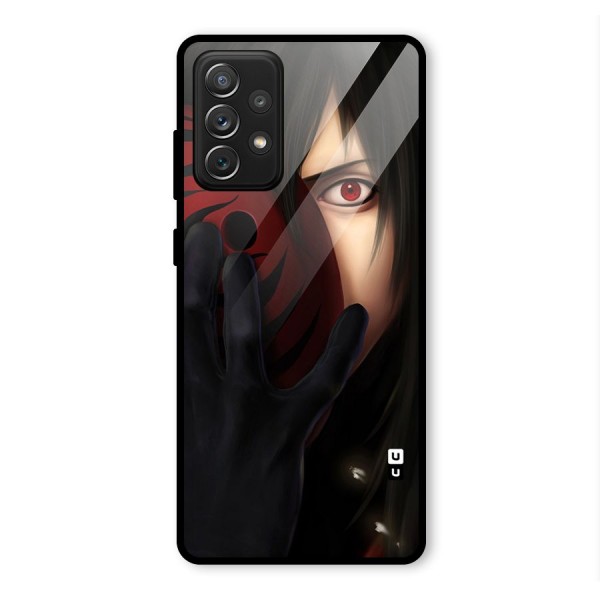 Madara Sharingan Glass Back Case for Galaxy A72