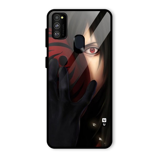 Madara Sharingan Glass Back Case for Galaxy M30s