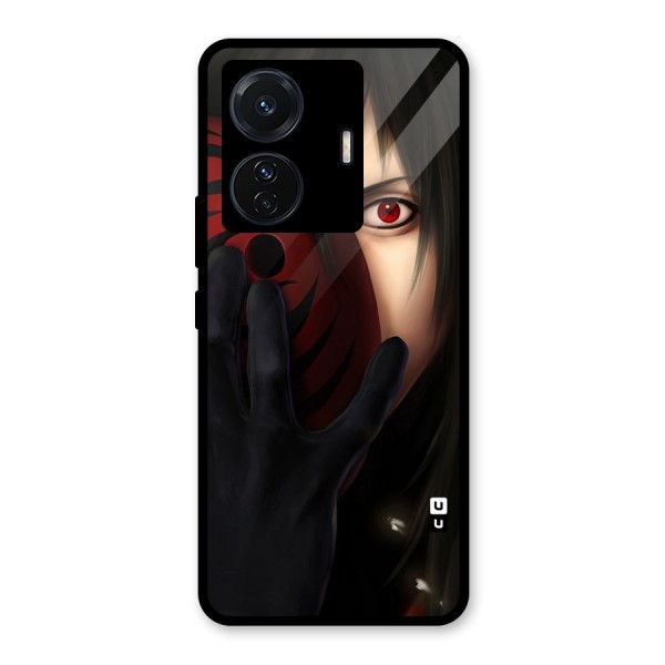 Madara Sharingan Glass Back Case for Vivo T1 Pro