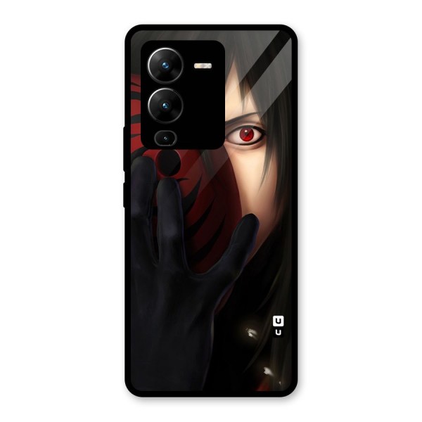 Madara Sharingan Glass Back Case for Vivo V25 Pro