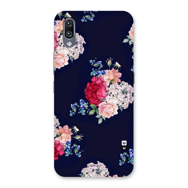 Magenta Peach Floral Back Case for Vivo NEX