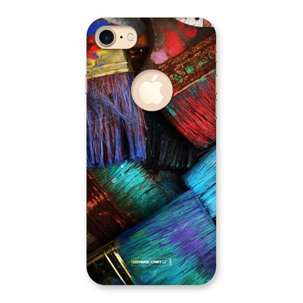 Magic Brushes Back Case for iPhone 8 Logo Cut