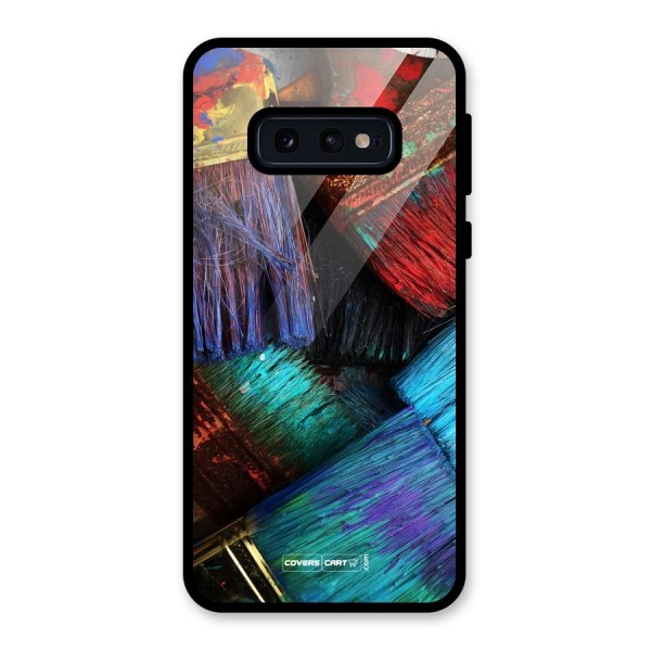 Magic Brushes Glass Back Case for Galaxy S10e