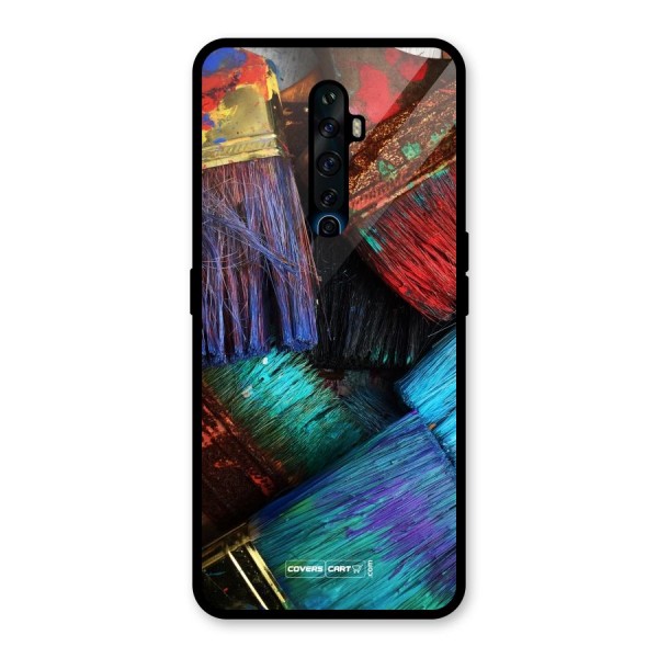 Magic Brushes Glass Back Case for Oppo Reno2 Z