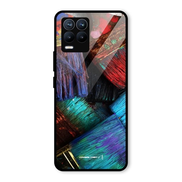 Magic Brushes Glass Back Case for Realme 8