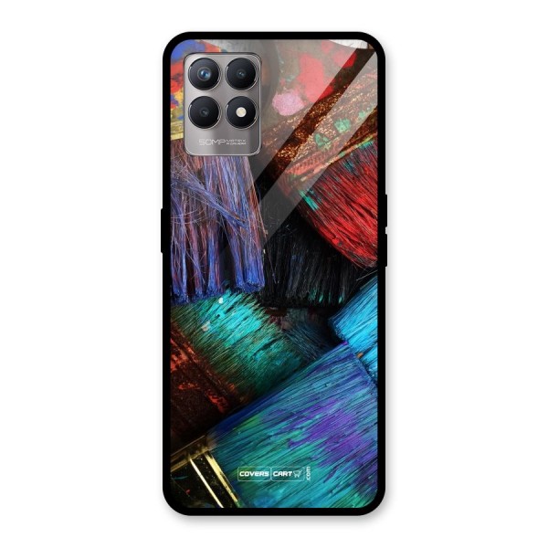 Magic Brushes Glass Back Case for Realme 8i