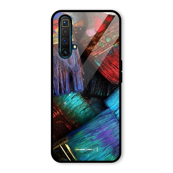 Magic Brushes Glass Back Case for Realme X3 SuperZoom