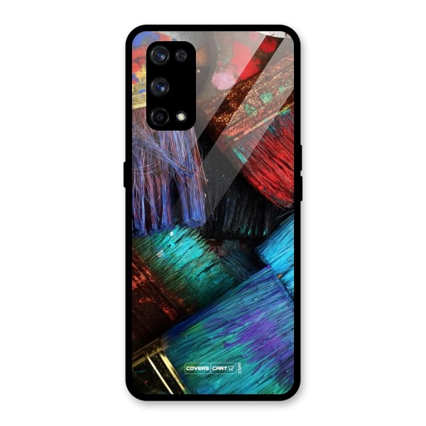 Magic Brushes Glass Back Case for Realme X7 Pro