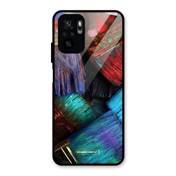 Magic Brushes Glass Back Case for Redmi Note 10