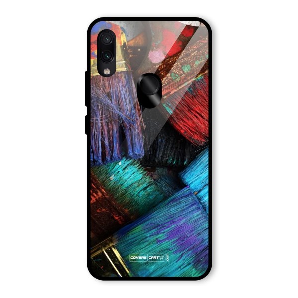 Magic Brushes Glass Back Case for Redmi Note 7