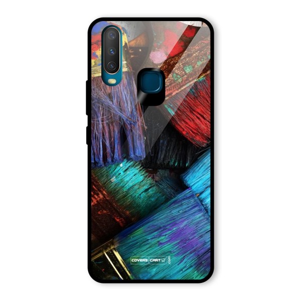 Magic Brushes Glass Back Case for Vivo Y12