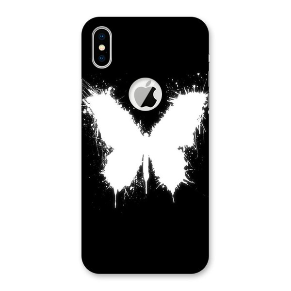 Magic Butterfly Back Case for iPhone XS Logo Cut