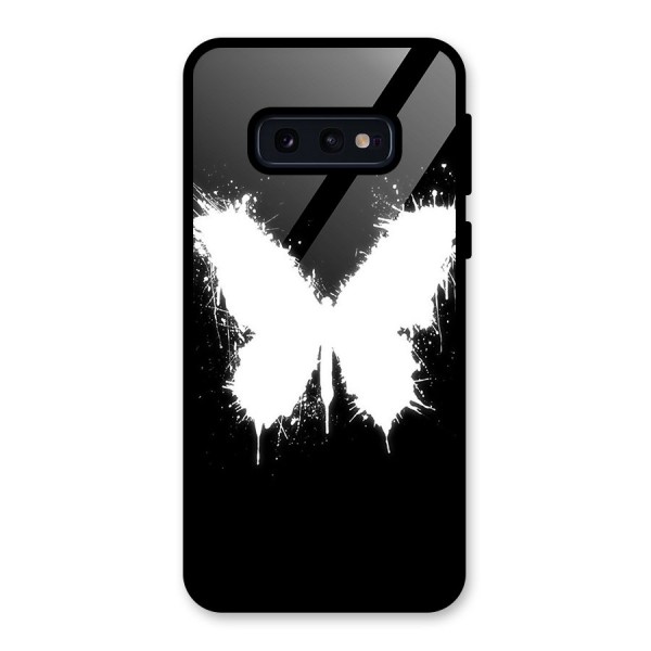 Magic Butterfly Glass Back Case for Galaxy S10e