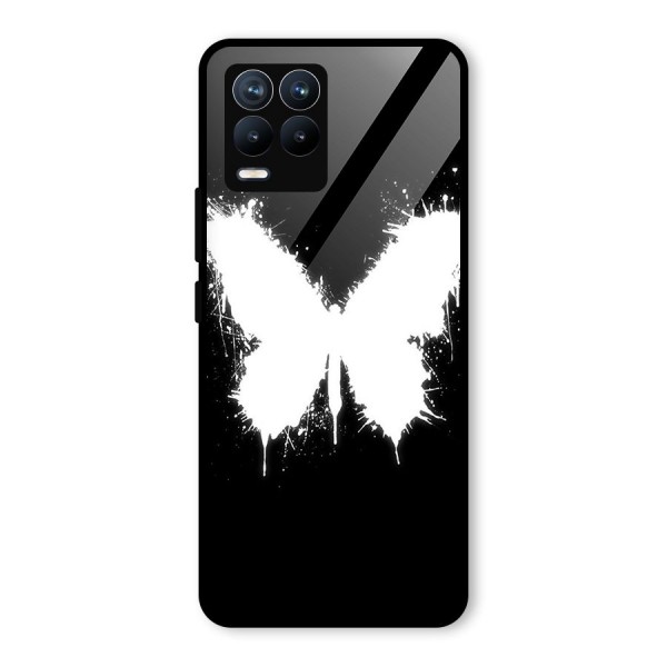 Magic Butterfly Glass Back Case for Realme 8 Pro