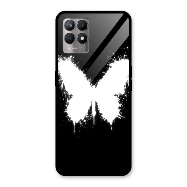 Magic Butterfly Glass Back Case for Realme 8i