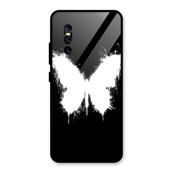 Magic Butterfly Glass Back Case for Vivo V15 Pro