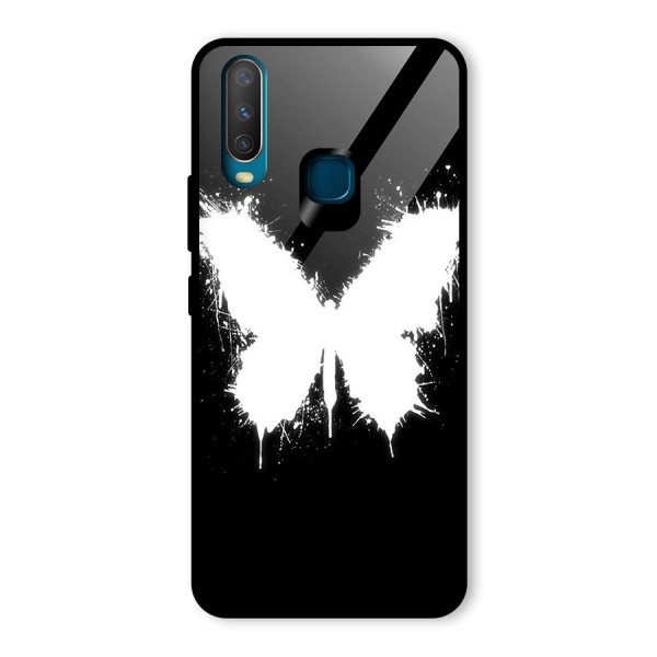 Magic Butterfly Glass Back Case for Vivo Y12