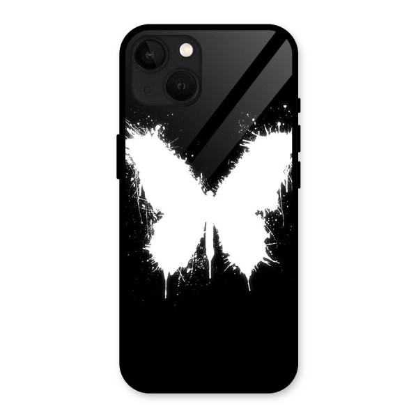 Magic Butterfly Glass Back Case for iPhone 13