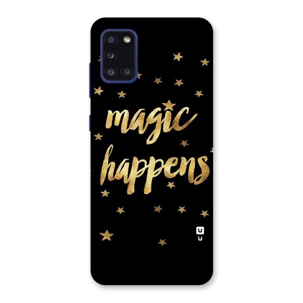 Magic Happens Back Case for Galaxy A31