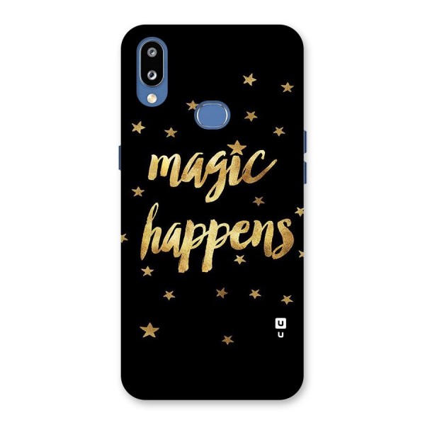 Magic Happens Back Case for Galaxy M01s