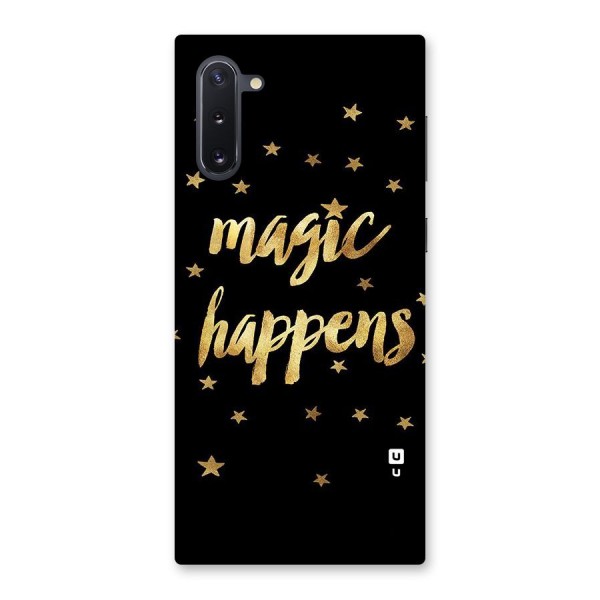 Magic Happens Back Case for Galaxy Note 10