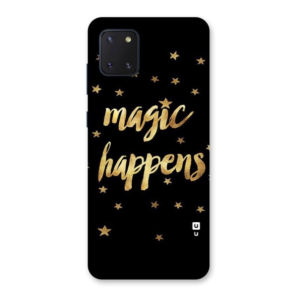 Magic Happens Back Case for Galaxy Note 10 Lite