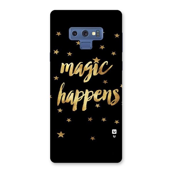 Magic Happens Back Case for Galaxy Note 9