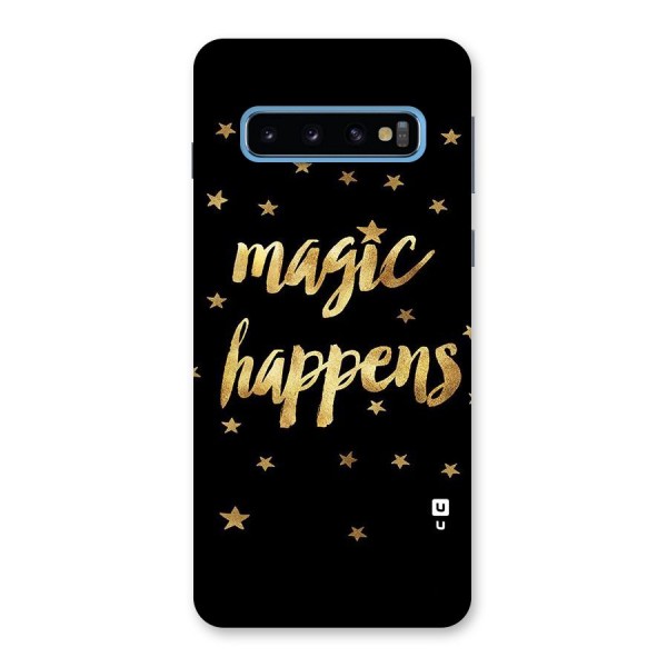 Magic Happens Back Case for Galaxy S10