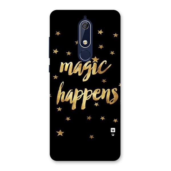 Magic Happens Back Case for Nokia 5.1