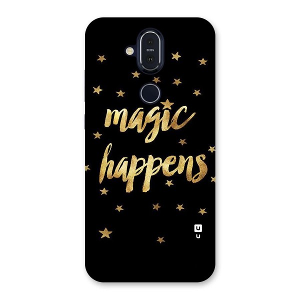 Magic Happens Back Case for Nokia 8.1