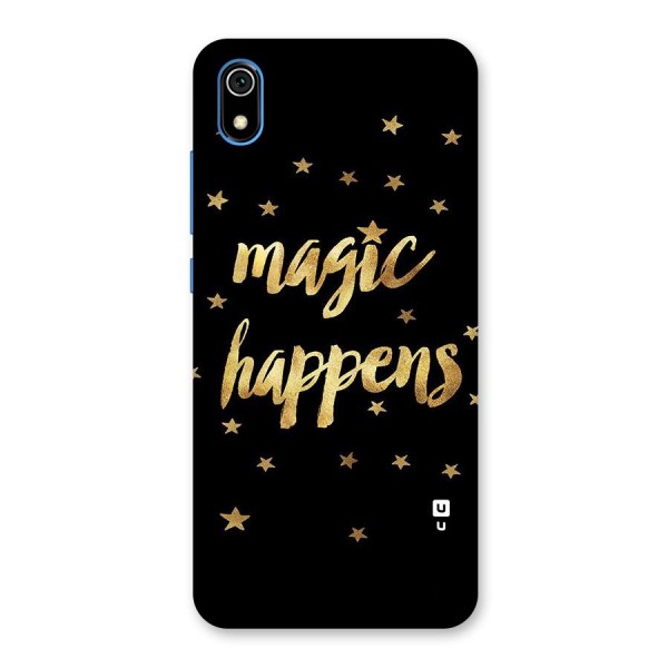 Magic Happens Back Case for Redmi 7A