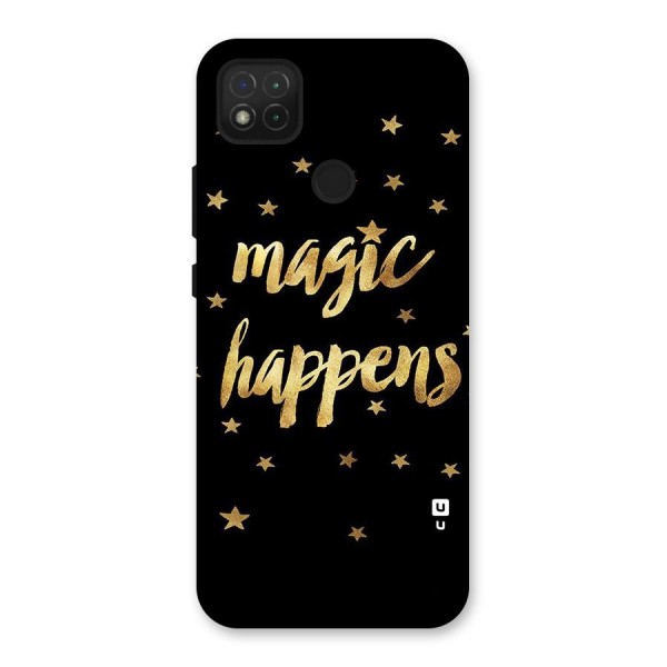 Magic Happens Back Case for Redmi 9C