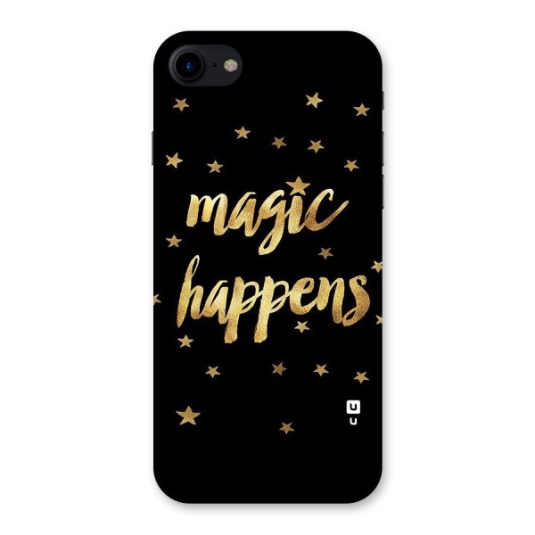 Magic Happens Back Case for iPhone SE 2020