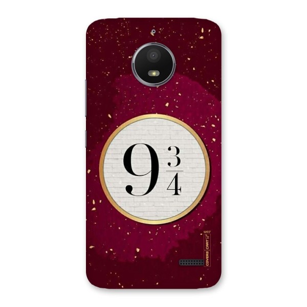 Magic Number Back Case for Moto E4