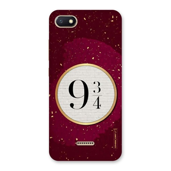 Magic Number Back Case for Redmi 6A