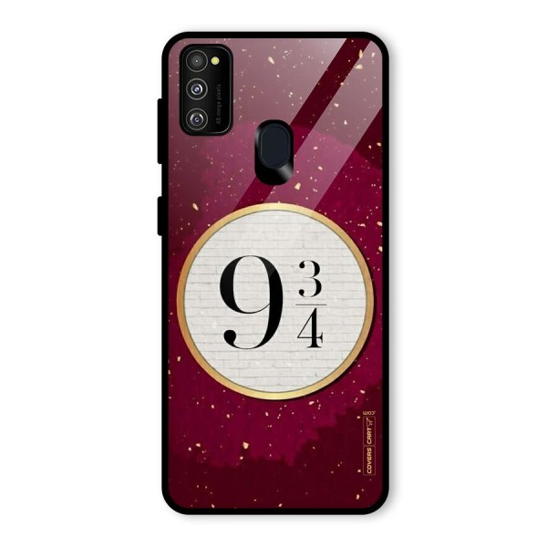 Magic Number Glass Back Case for Galaxy M21