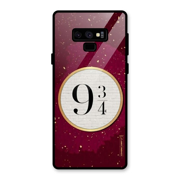 Magic Number Glass Back Case for Galaxy Note 9