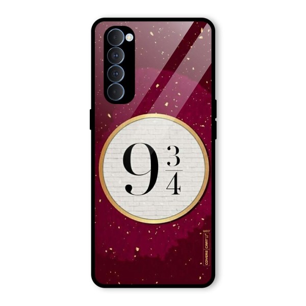 Magic Number Glass Back Case for Oppo Reno4 Pro