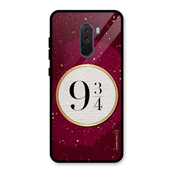 Magic Number Glass Back Case for Poco F1