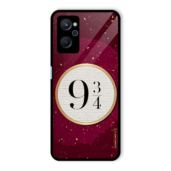 Magic Number Glass Back Case for Realme 9i